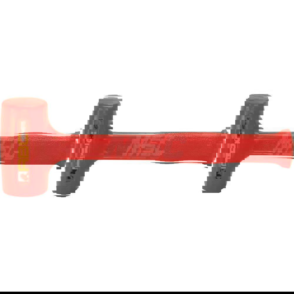 1.3 lb Polyurethane Dead Blow Hammer, Non-Sparking, Non-Marring 1-11/16 Face Diam, 3-1/2